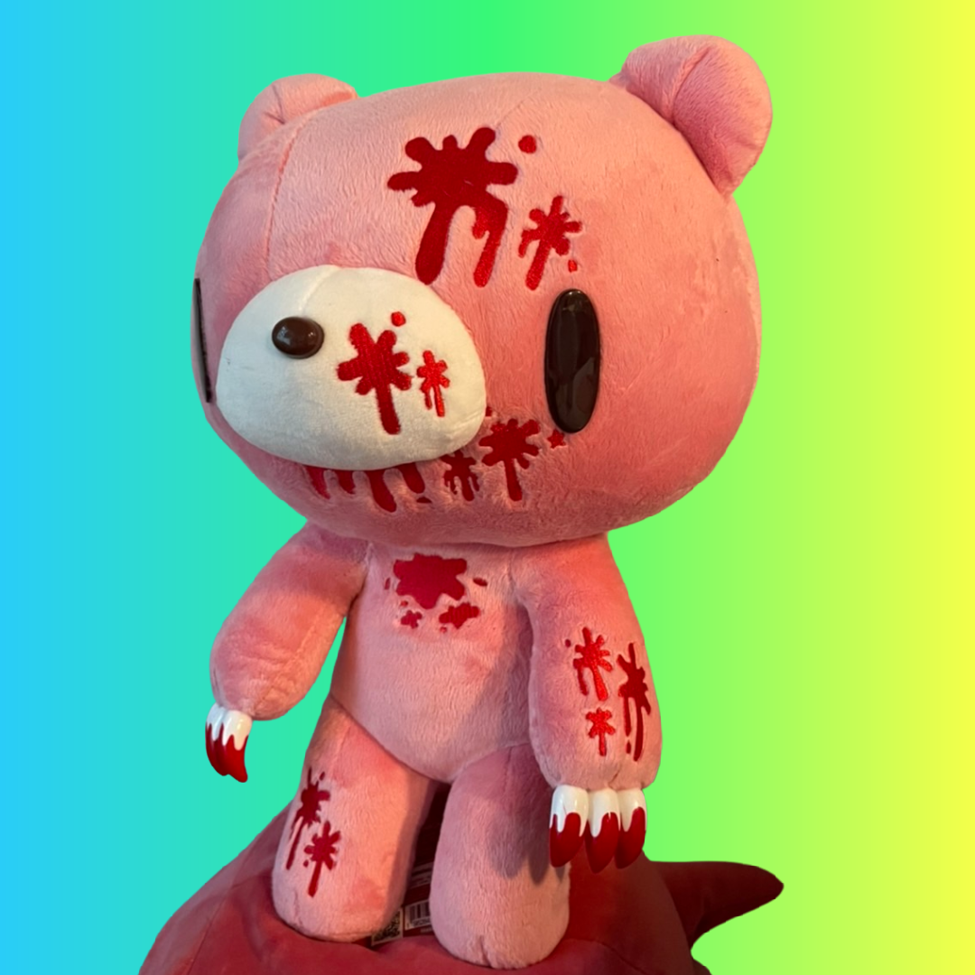 PINK Standing Very Bloody Gloomy Bear 18" Plush