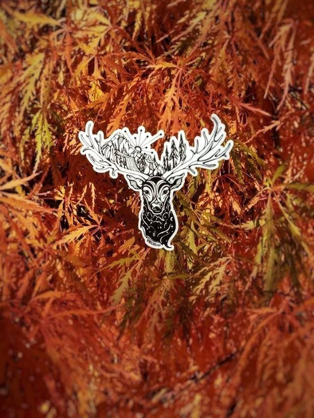 Orion the Elk 4" sticker