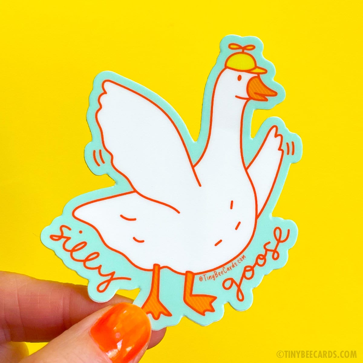 Silly Goose Vinyl Sticker
