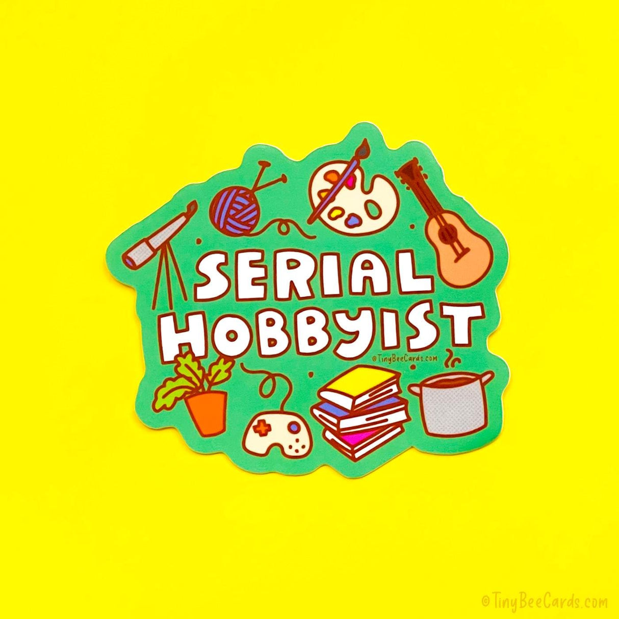 Serial Hobbyist Vinyl Sticker
