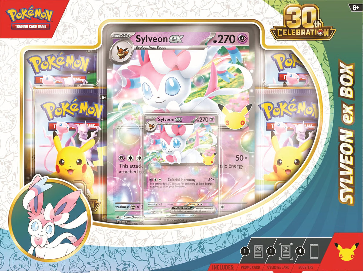 Pokémon TCG: 30th Celebration Pokémon ex Box