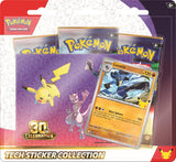 Pokémon TCG: 30th Celebration Tech Sticker Collection