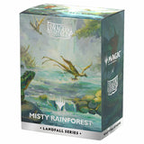 Dragon Shield: Art: Dual Matte: Magic the Gathering: Landfall Series: Misty Rainforest