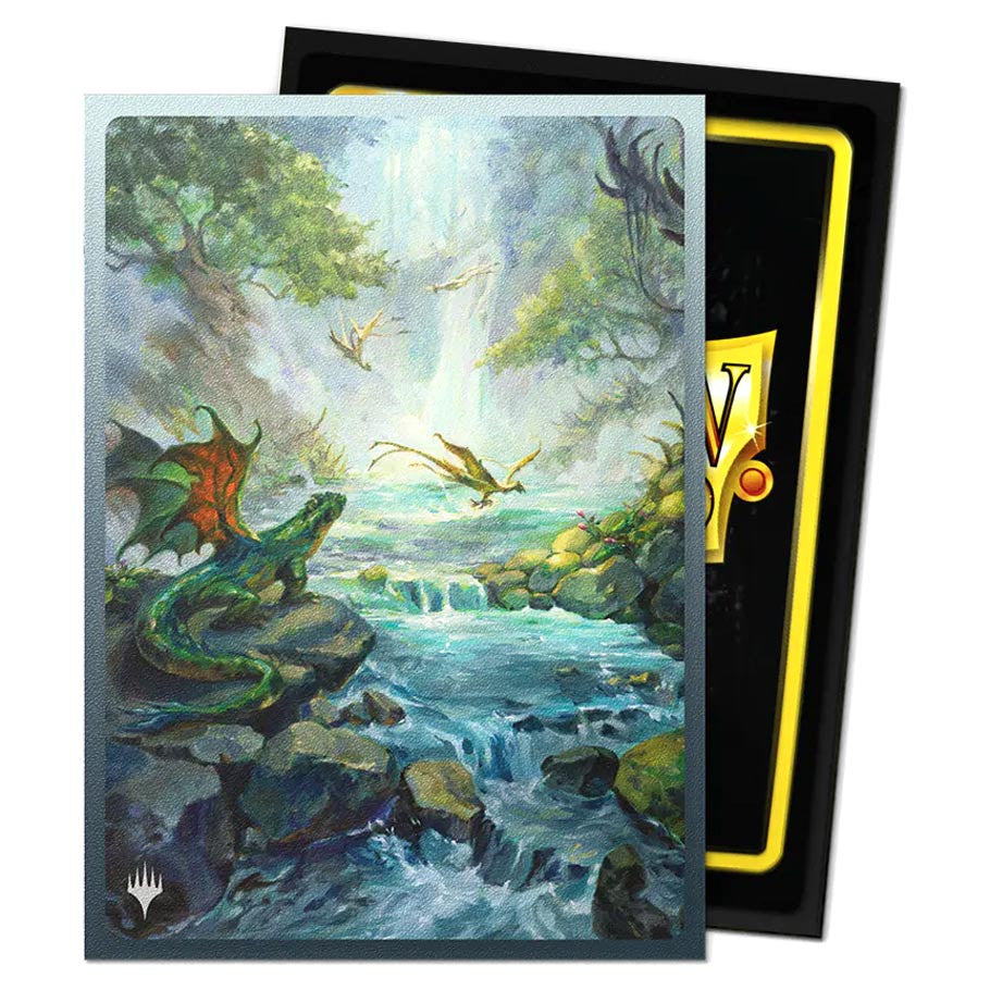Dragon Shield: Art: Dual Matte: Magic the Gathering: Landfall Series: Misty Rainforest
