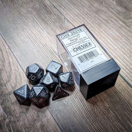 Chessex Speckled Ninja 7-Set Dice