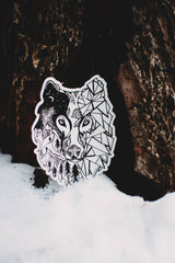 Wolf Prism Sticker 4 " sticker