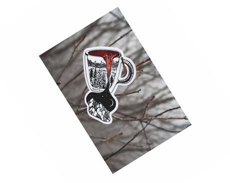 Wild Brew Sticker 4" sticker