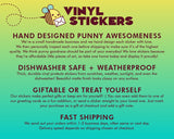 Cute Golden Retriever Dog Vinyl Sticker "Stay Golden"