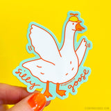 Silly Goose Vinyl Sticker