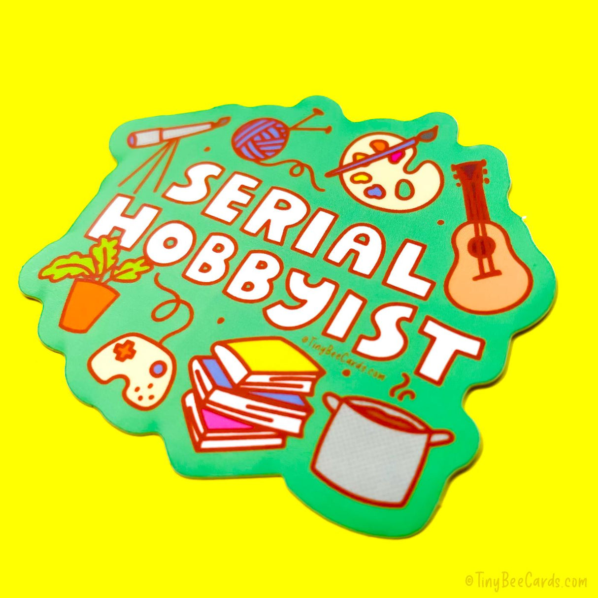 Serial Hobbyist Vinyl Sticker