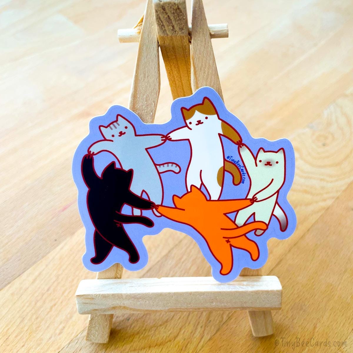 Matisse The Dance Cats Vinyl Sticker